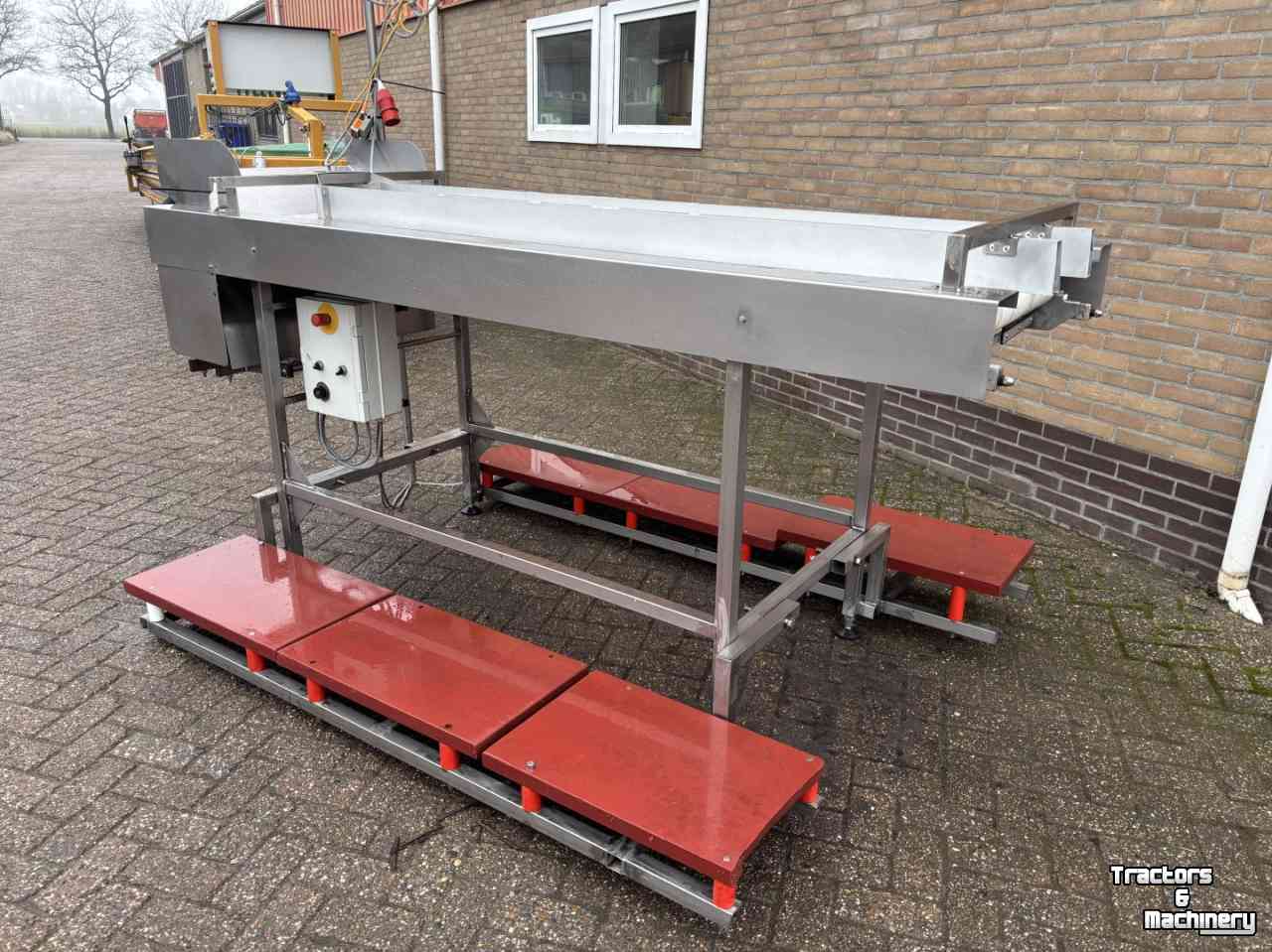 Verleseeinheit  Leesband, RVS, 3-goots