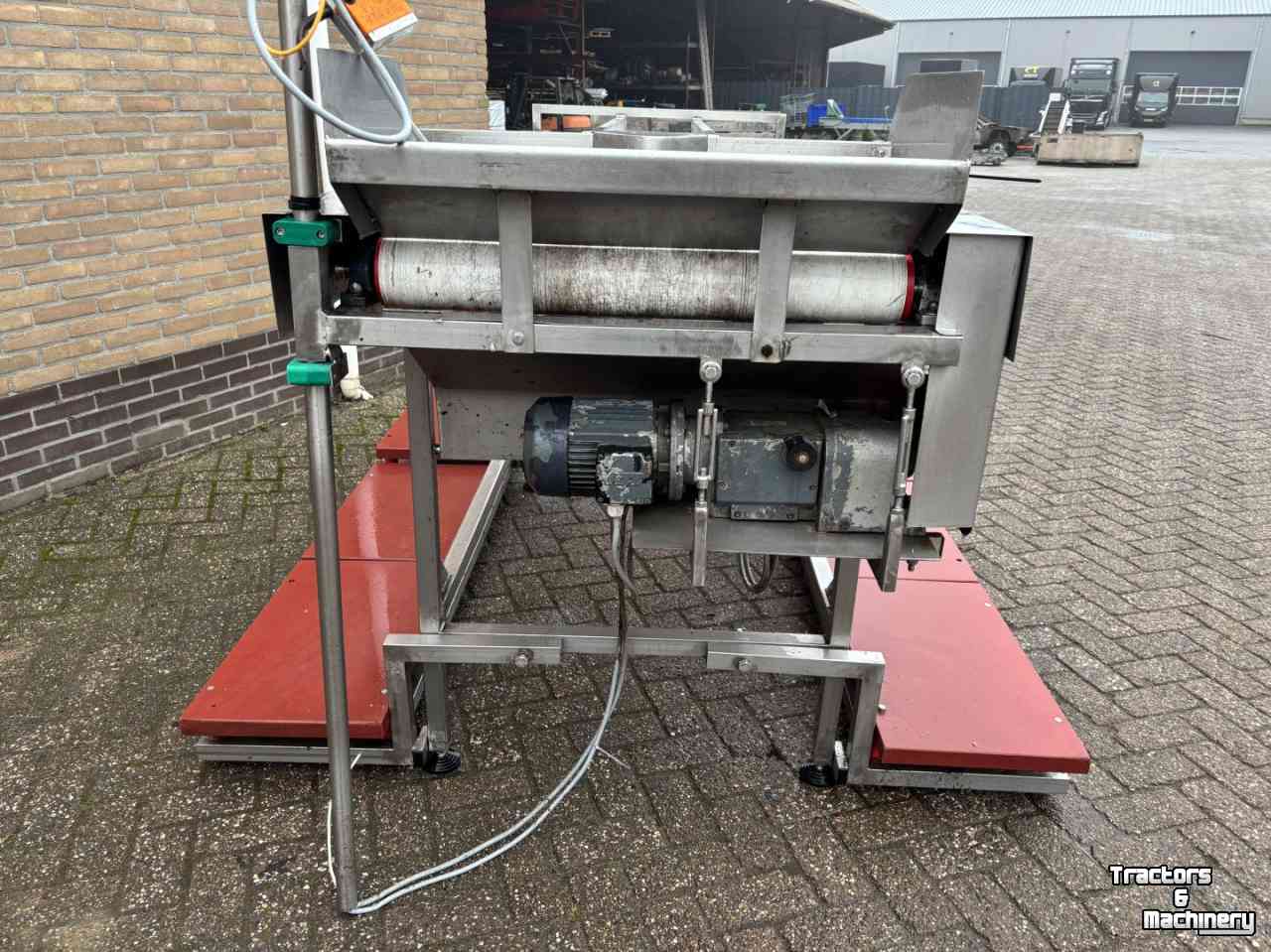 Verleseeinheit  Leesband, RVS, 3-goots