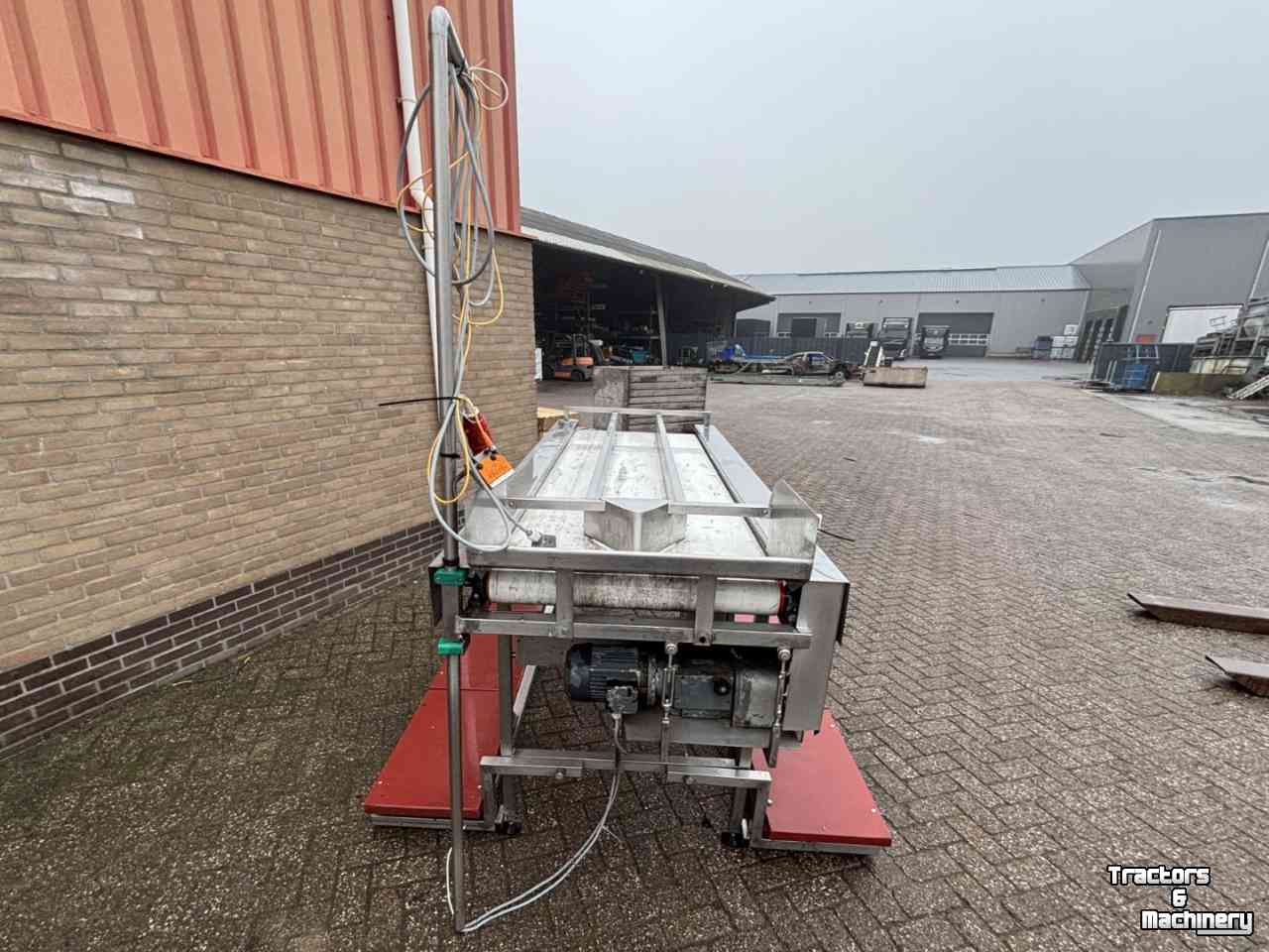 Verleseeinheit  Leesband, RVS, 3-goots