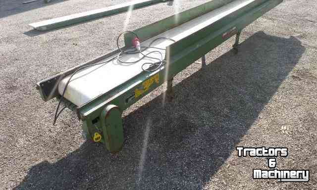 Förderbänder Beerepoot Afvoerband / Transportband / Transporteur 5.00 mtr x 0.50 mtr