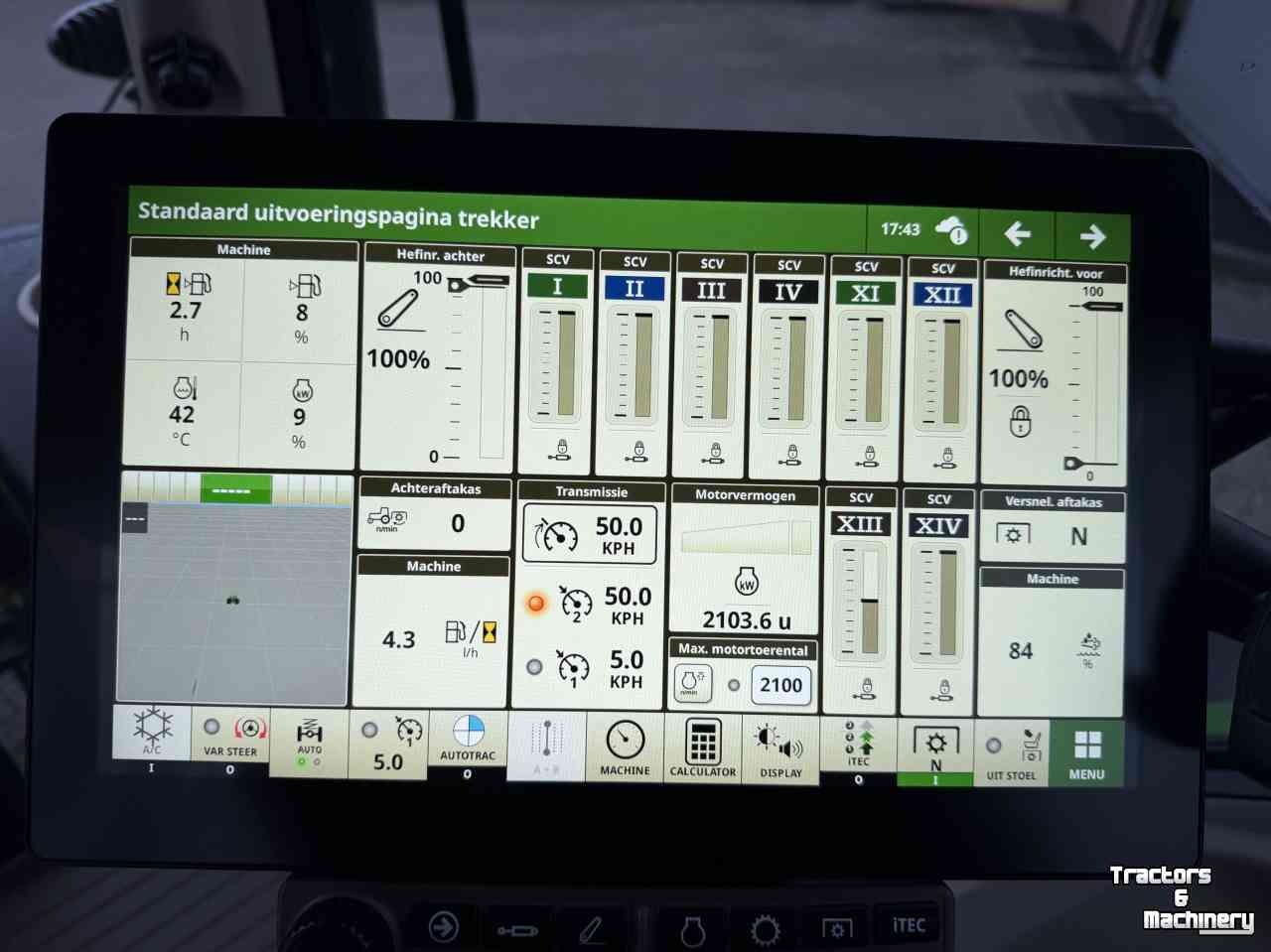 Schlepper / Traktor John Deere 6R155 AP 50KM COMMAND-PRO G5-PLUS FH+FA 2025!!!