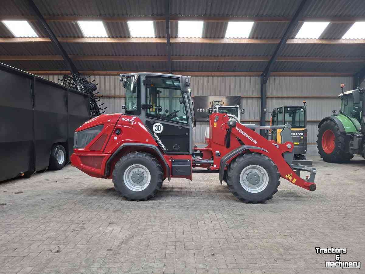 Radlader Weidemann 3060 wiellader, shovel, BJ2025, 30KM/H, Demo!