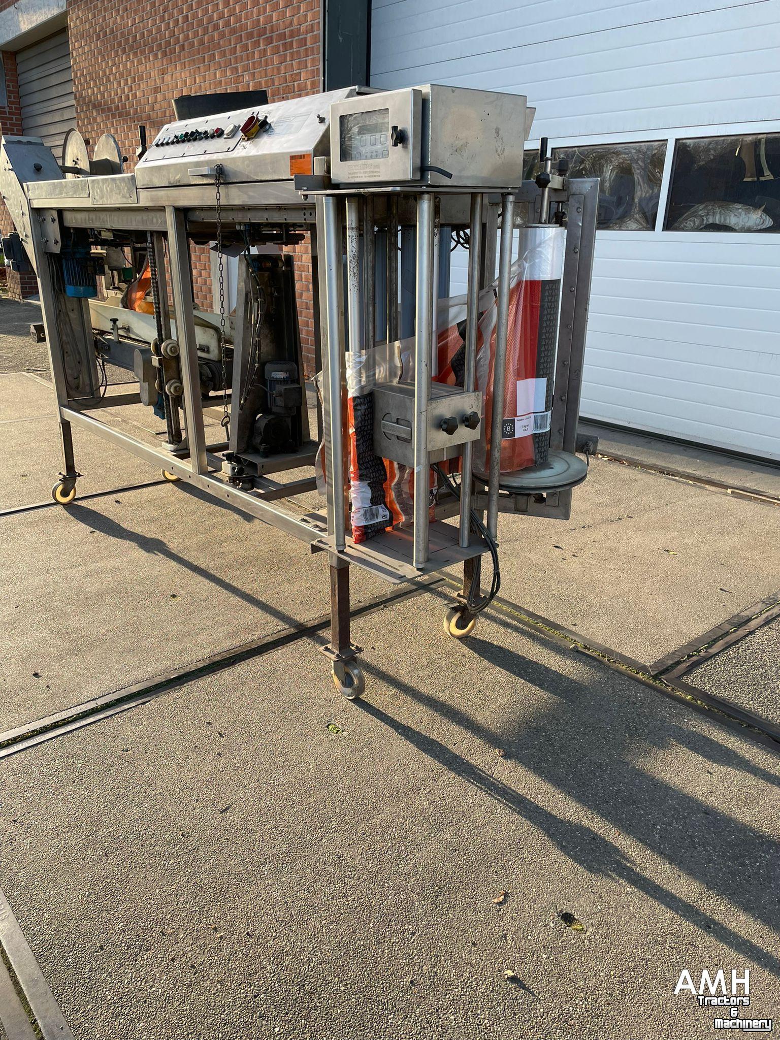Sonstiges Förderanlagen und Material-Handling-Ausrüstungen  Folieverpakker met clipper 3600X1000 Gillenkirch folie rol verpakkingsmachine verpakker PE verpackungsmachine