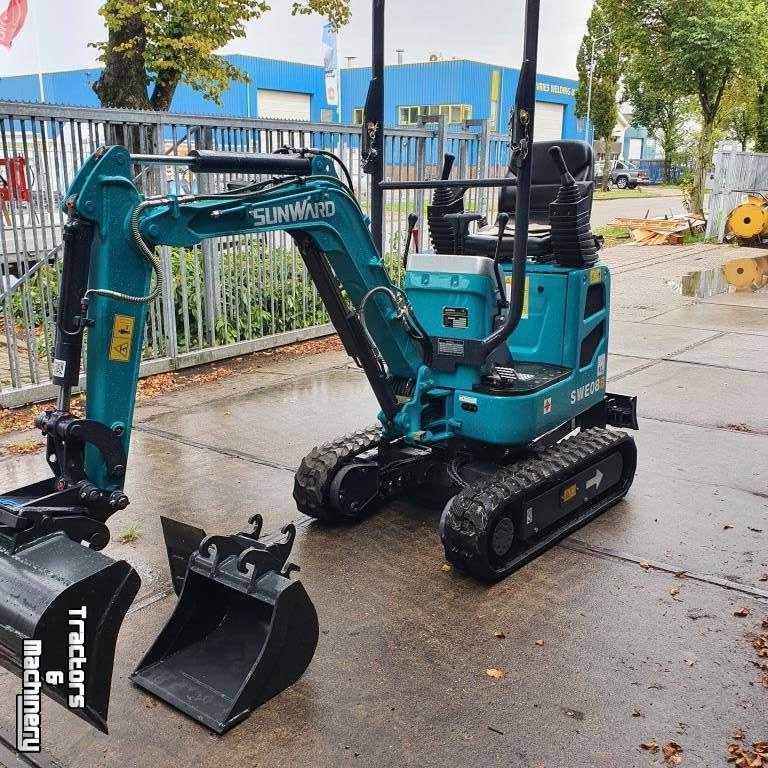 Raupenbagger Sunward SWE 08B rupskraan
