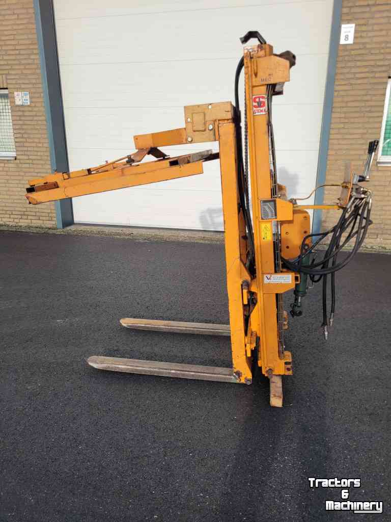 Anbau Hydraulik Stapler / Mini Gabelstapler Sicma Hefmast met kistenklem