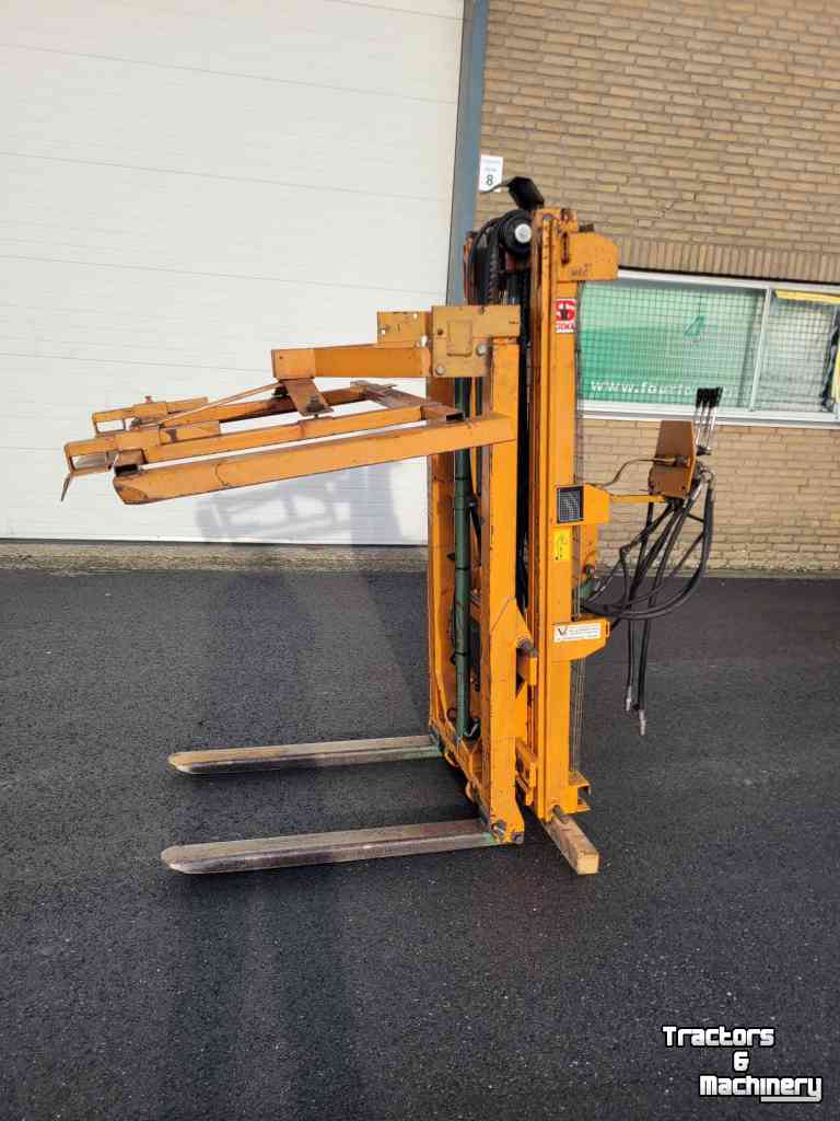 Anbau Hydraulik Stapler / Mini Gabelstapler Sicma Hefmast met kistenklem