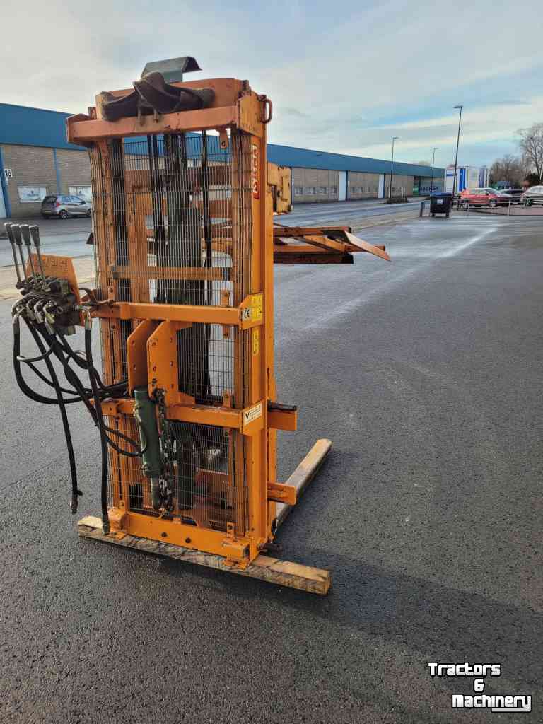 Anbau Hydraulik Stapler / Mini Gabelstapler Sicma Hefmast met kistenklem