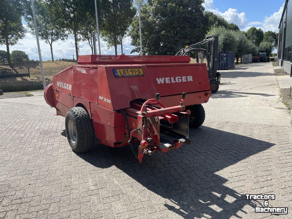 Pressen Welger PERS TYPE AP 830