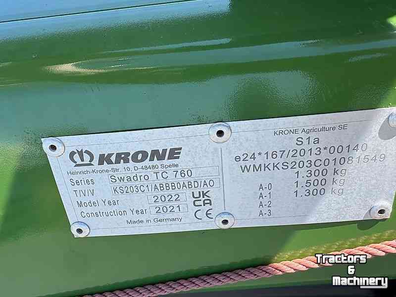 Schwader Krone TC 760