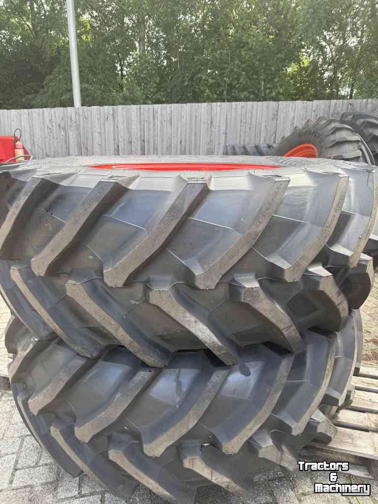 Räder, Reifen, Felgen & Distanzringe Trelleborg 650/65r42 600/70r28 Nw op velg complete set