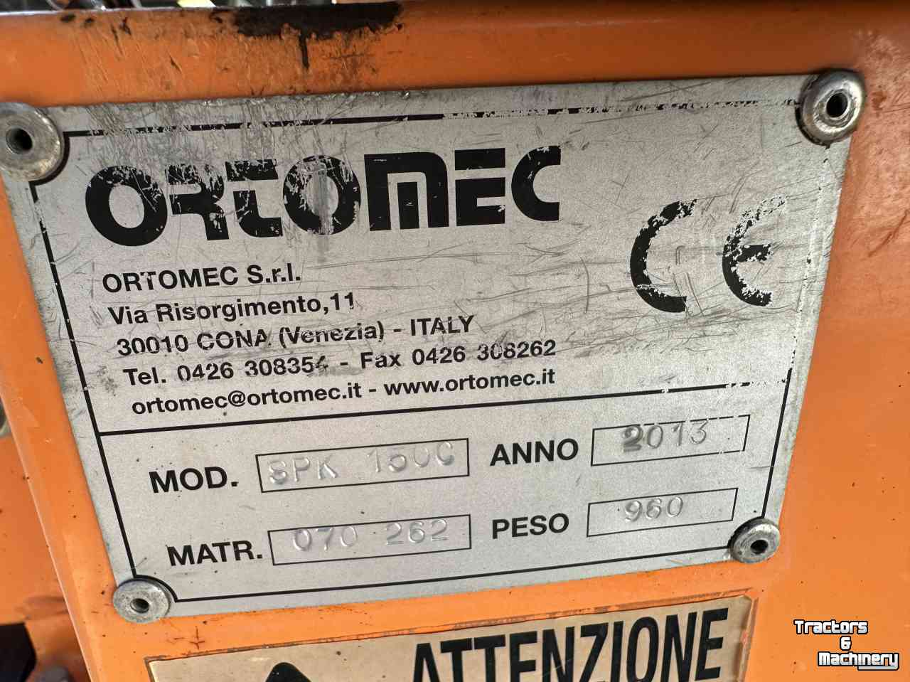 Sonstiges Erntemaschinen und Zubehör Ortomec SPK1500 oogstmachine voor bladgroenten