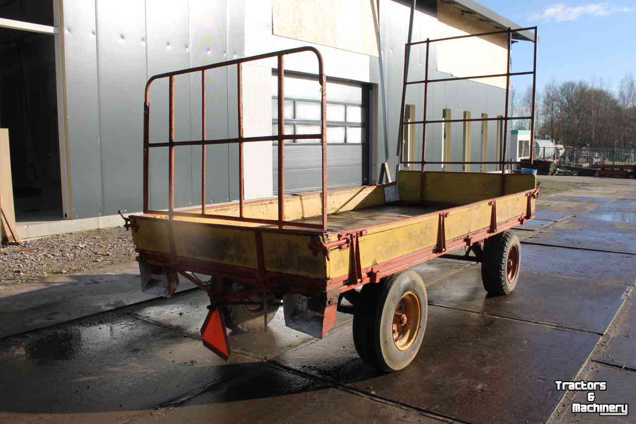 Anhänger Miedema Landbouwwagen balenwagen schamelwagen aanhanger aanhangwagen