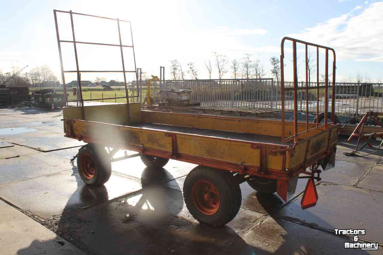 Anhänger Miedema Landbouwwagen balenwagen schamelwagen aanhanger aanhangwagen