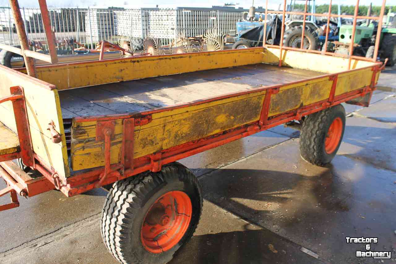 Anhänger Miedema Landbouwwagen balenwagen schamelwagen aanhanger aanhangwagen
