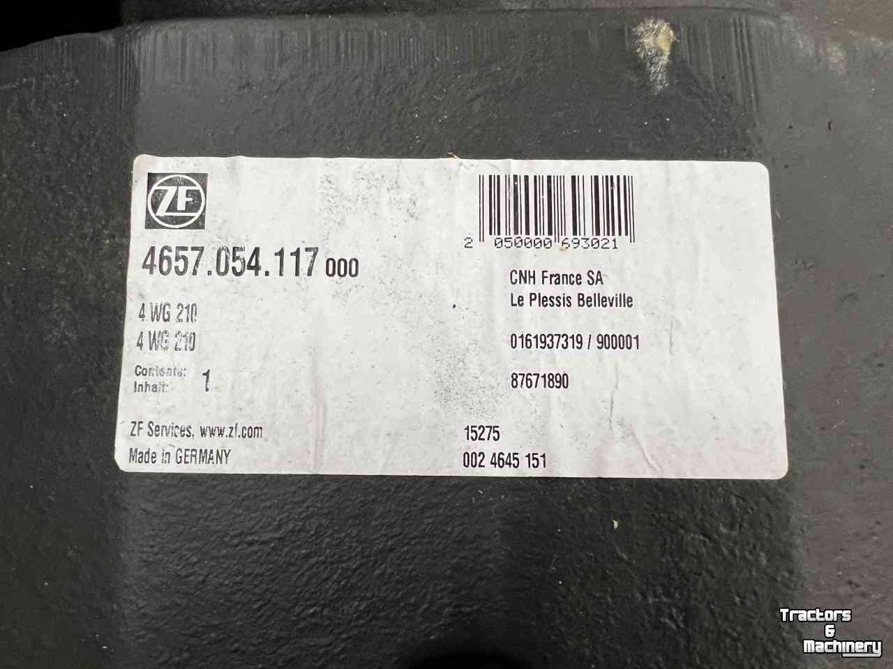 Radlader Case Complete Powershift versnellingsbak ZF voor Case CE 821E, 921E  New Holland W190B, W190BLR, W190B E.I.