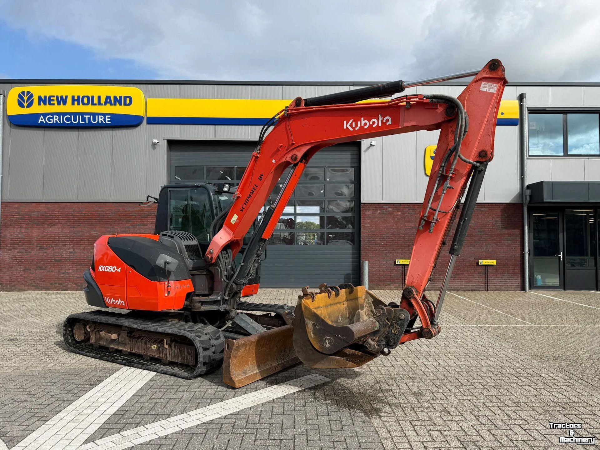 Bagger / Baggermaschine Kubota KX080-4