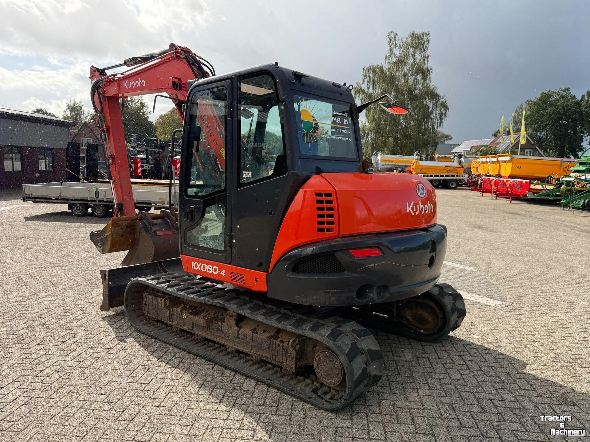 Bagger / Baggermaschine Kubota KX080-4