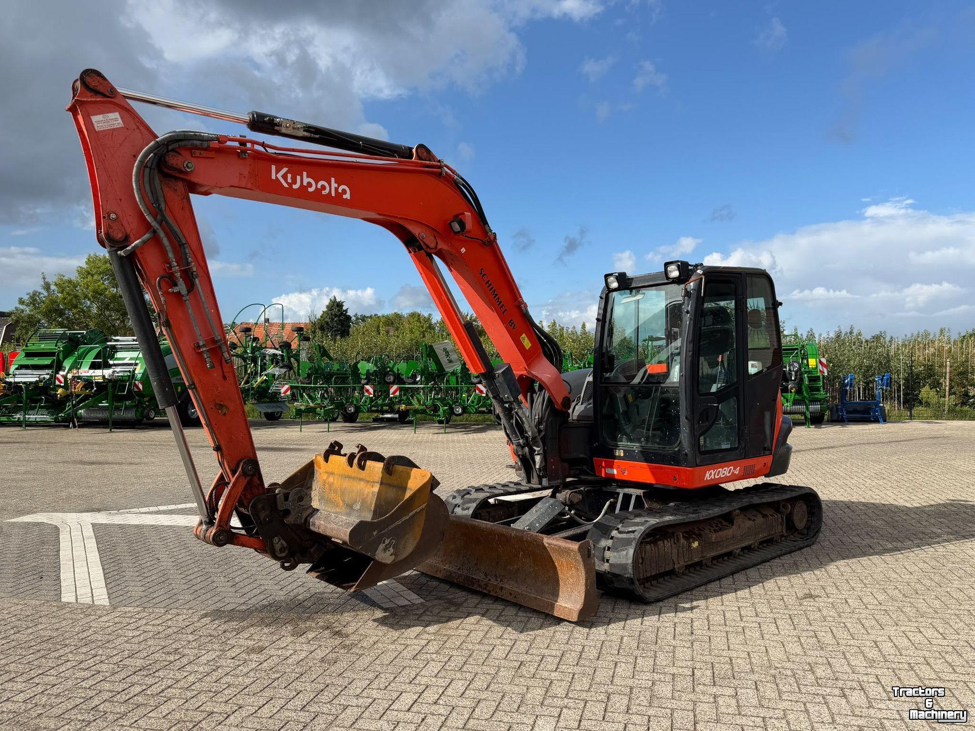 Bagger / Baggermaschine Kubota KX080-4