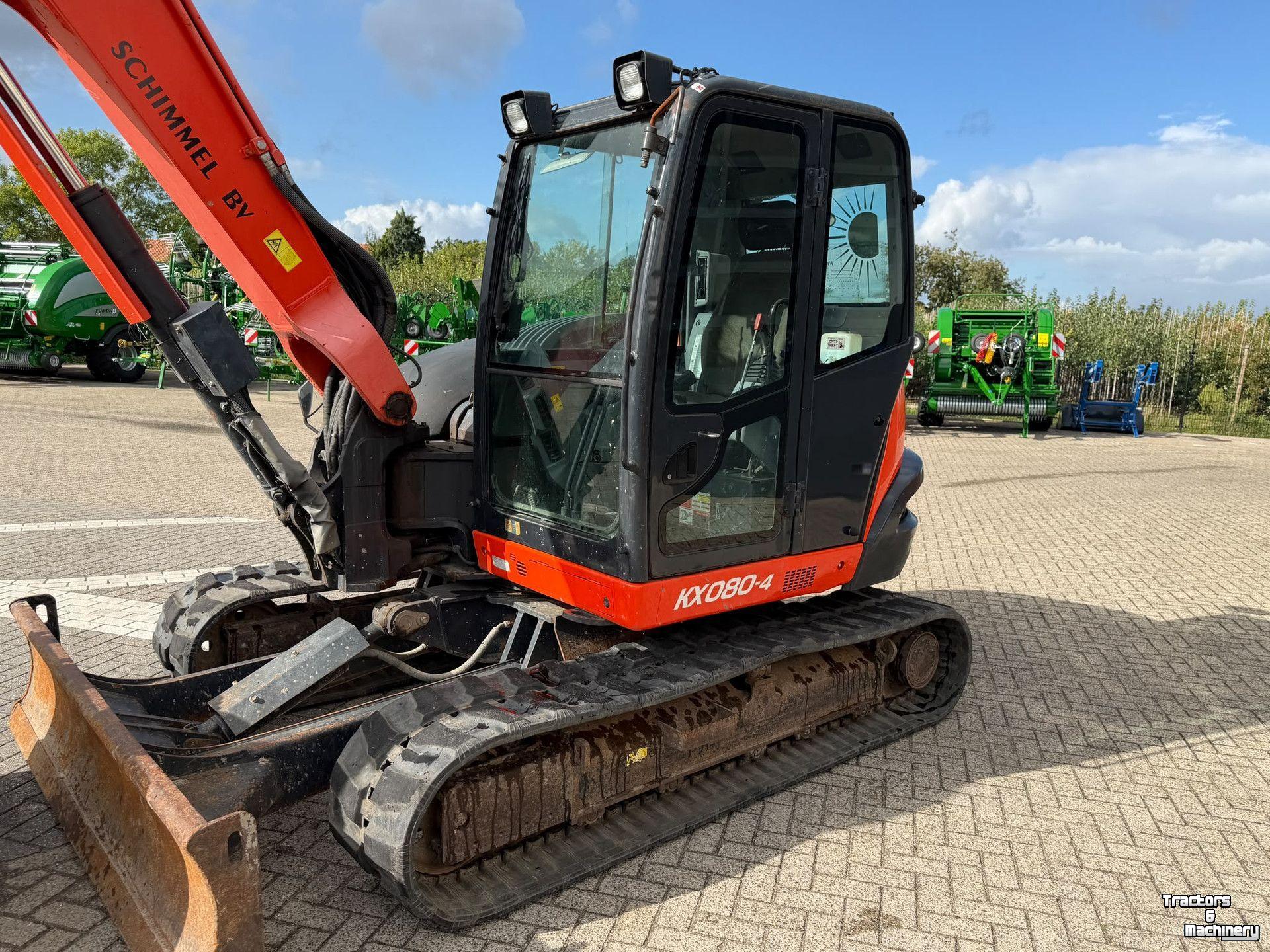 Bagger / Baggermaschine Kubota KX080-4