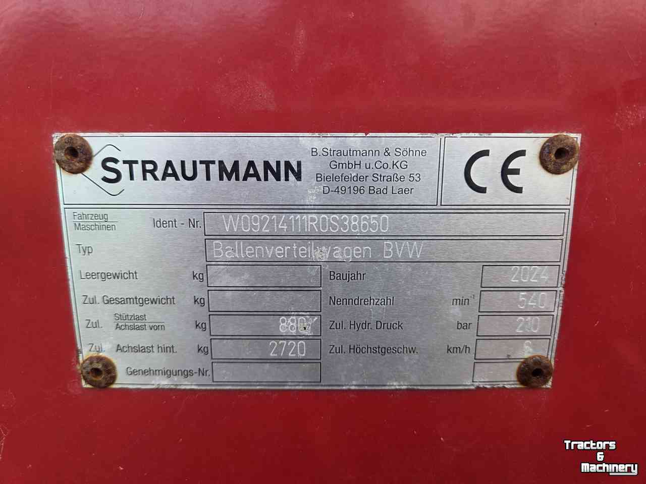 Siloblockverteilwagen Strautmann bvw