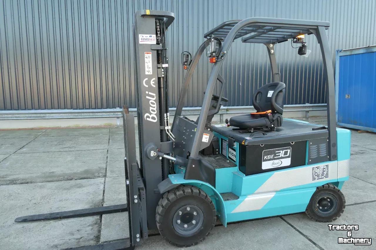Gabelstapler Baoli Elektrisch Overjarig weinig uren!! Lease &euro; 315,-- p/m* KBE30