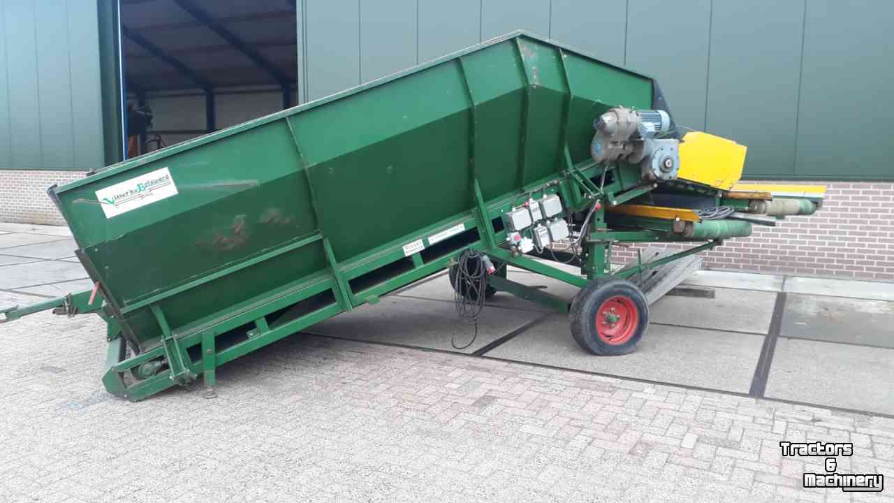 Annahmebunker Visser Stortbak, bodembreedte 2 meter
