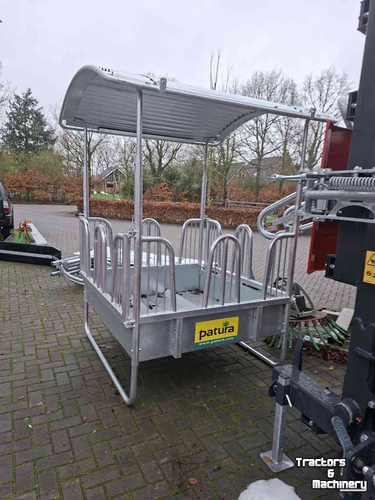 Mobile Futterstation Patura voerruif met dak