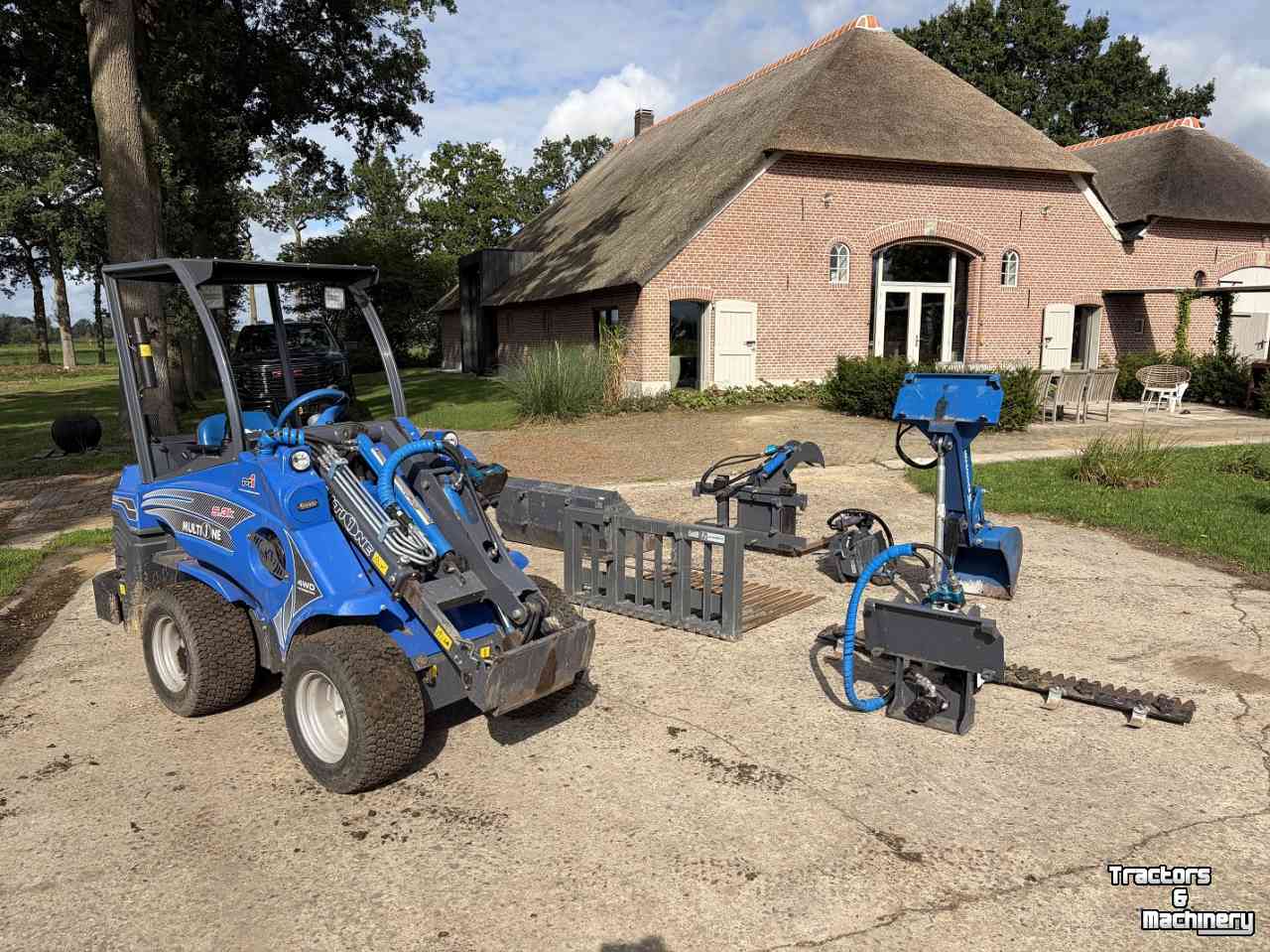 Radlader MultiOne K5.3 minishovel telelader inclusief aanboudelen!