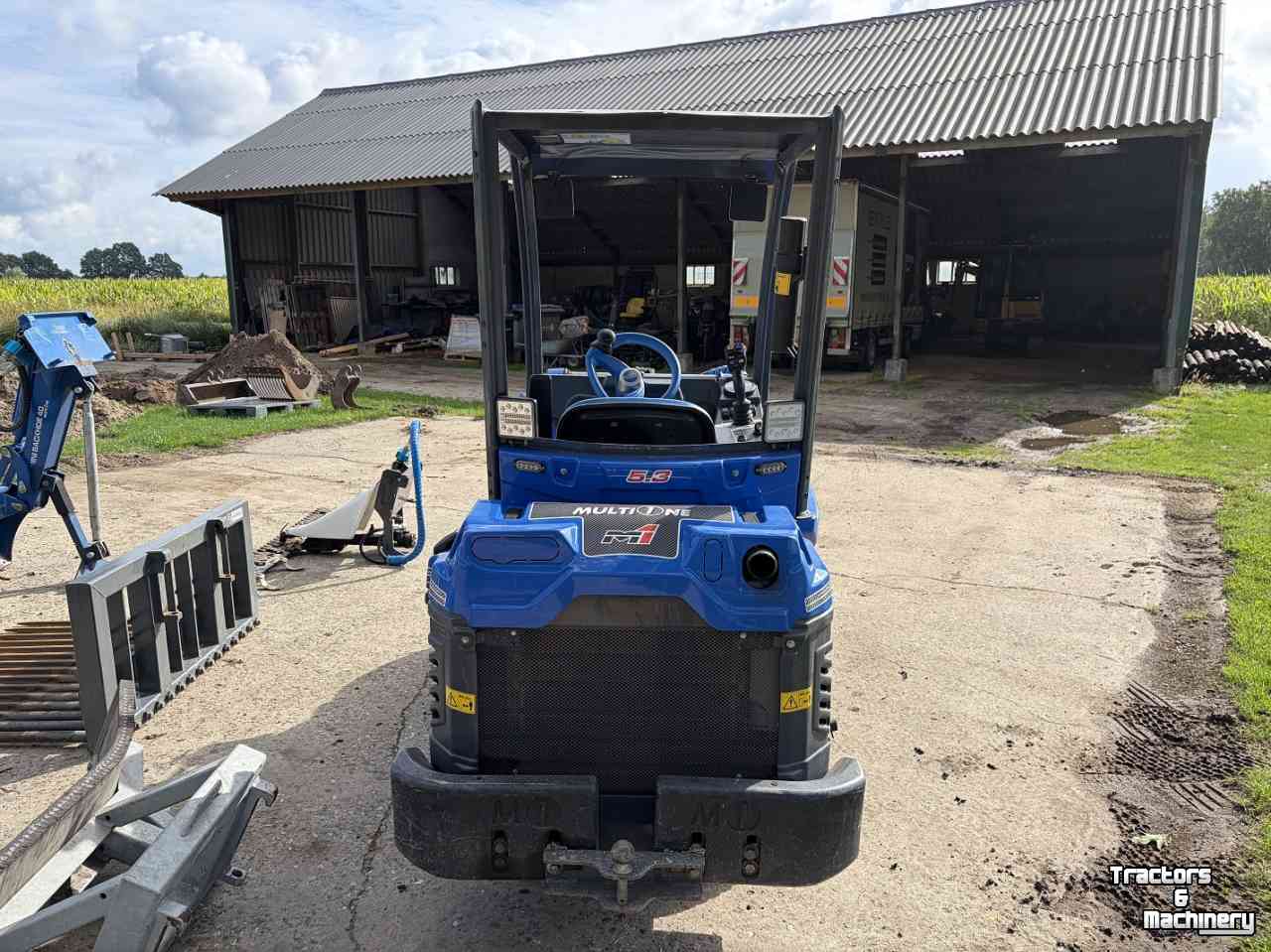 Radlader MultiOne K5.3 minishovel telelader inclusief aanboudelen!