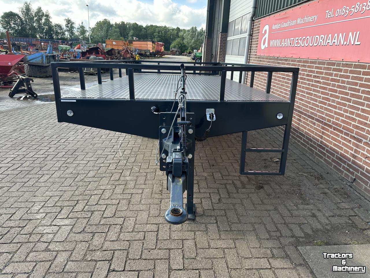 Anhänger AGM Bakkenwagen voor achter een kraan/shovel
