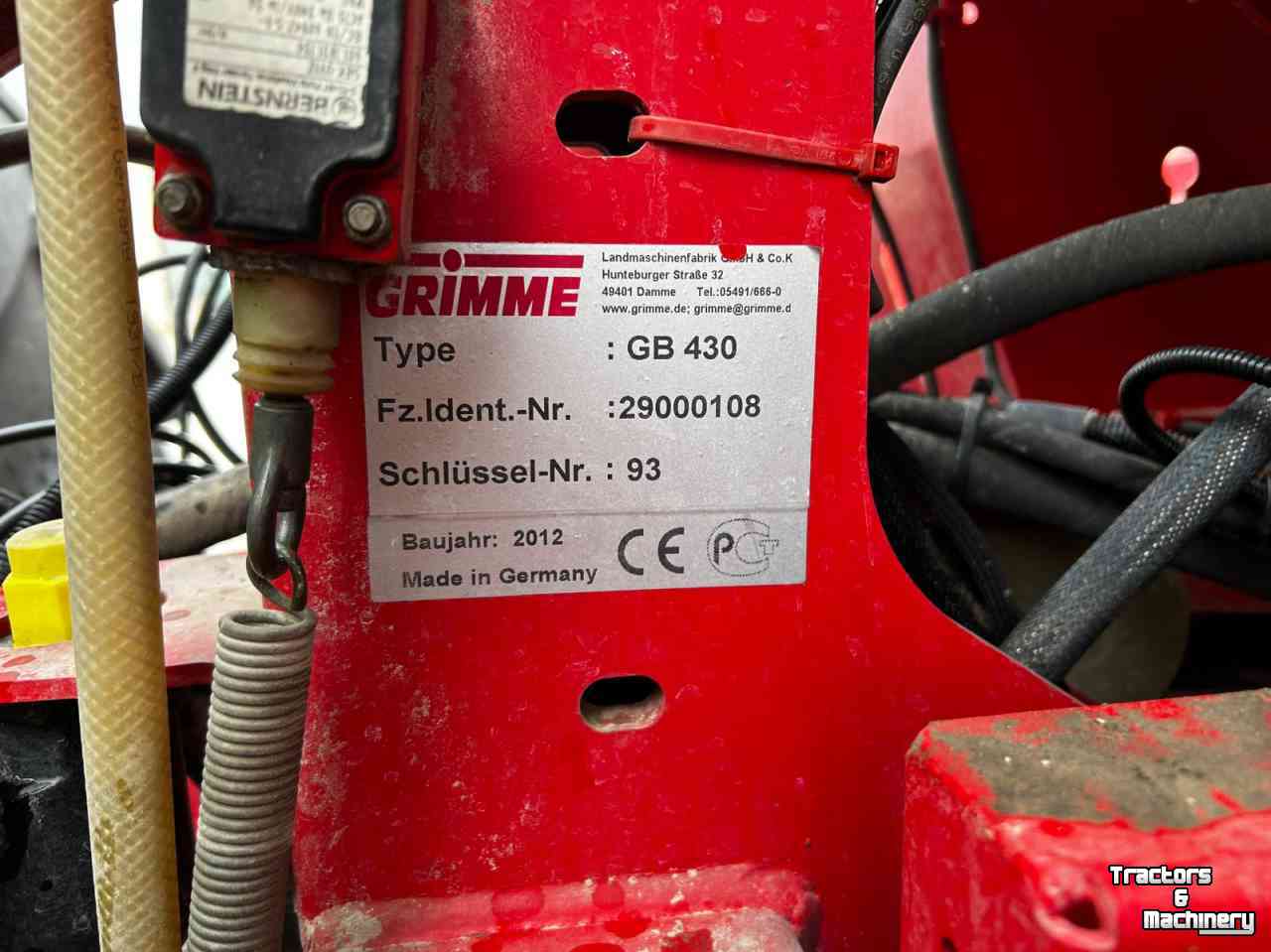 Kartoffellegemaschine Grimme GB 430