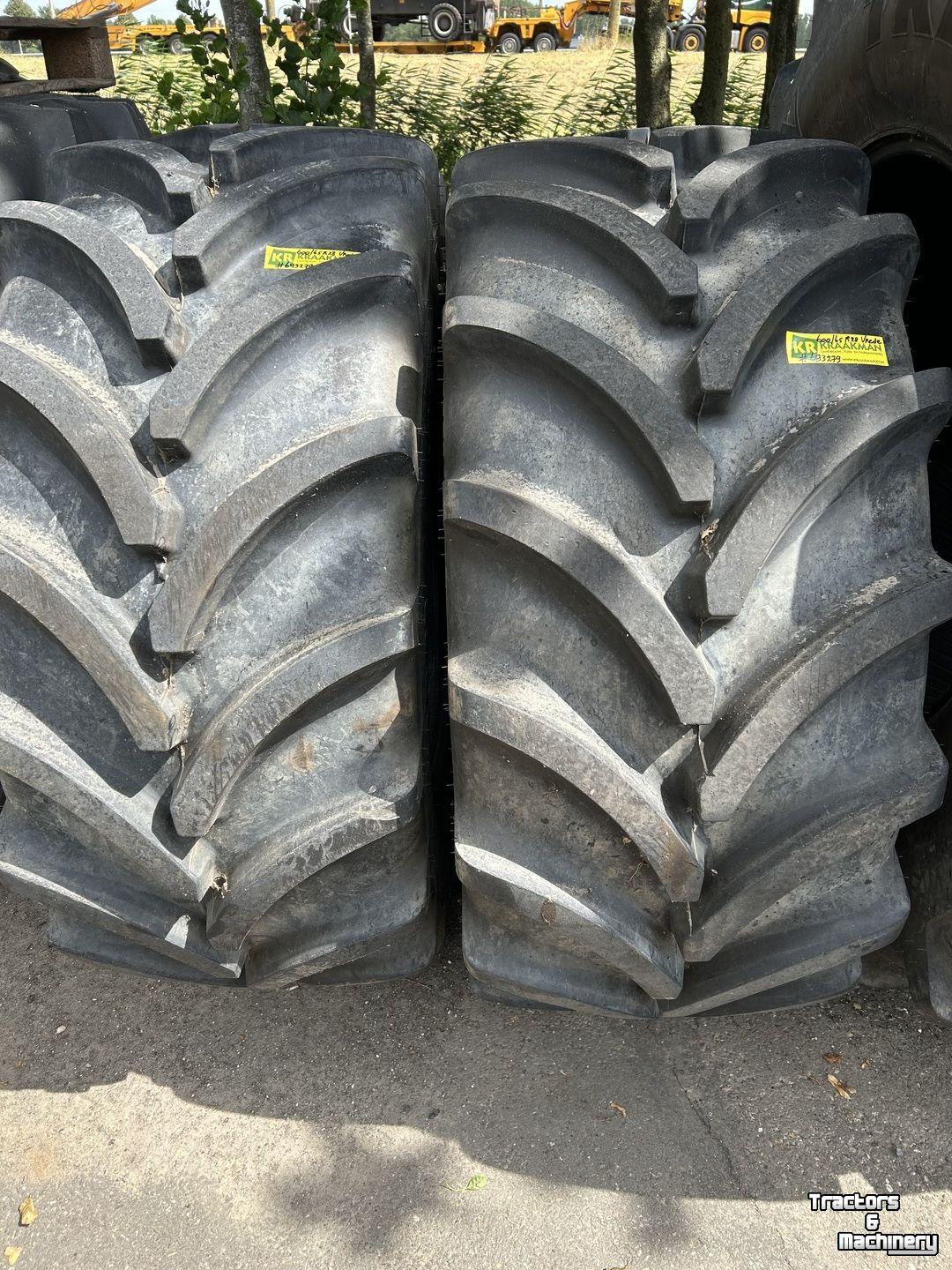 Räder, Reifen, Felgen & Distanzringe Vredestein 710/70R38 EN 600/65R28 wielen