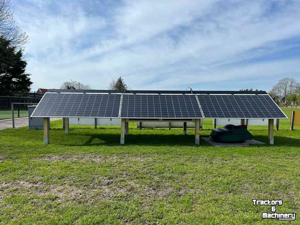 Aufsitzrasenmäher  Belrobotics / ECHO / Stand alone energie leverancier zonnepanelen accu