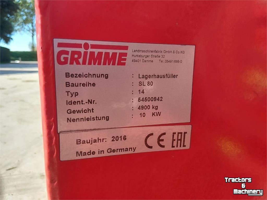 Förderband Grimme SL 80-14