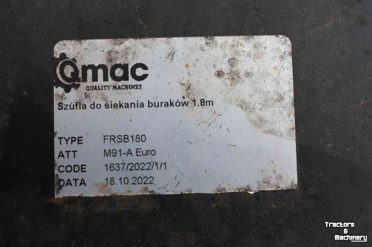 Rübenschnitzler Qmac FRSB180 bietensnijbak bietensnijder Qmac Artikelnummer: QM881840 bietenbak