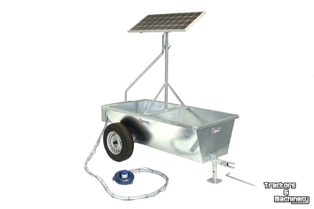 Tränkebecken Sonnenenergie Qmac Zonnedrinkbak / Drinkwaterbak / Veedrinkbak 900 LITER 100 WATT op zonne energie