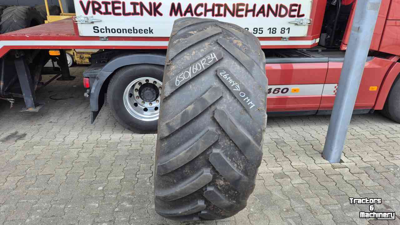 Räder, Reifen, Felgen & Distanzringe Michelin IF650/60R34 Axiobib enkele band 26mm