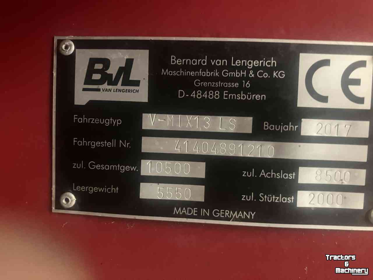 Futtermischwagen Vertikal BVL V-MIX 13 LS