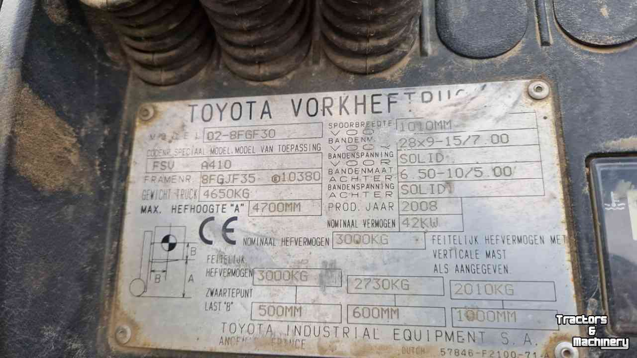 Gabelstapler Toyota 02FGF30 LPG
