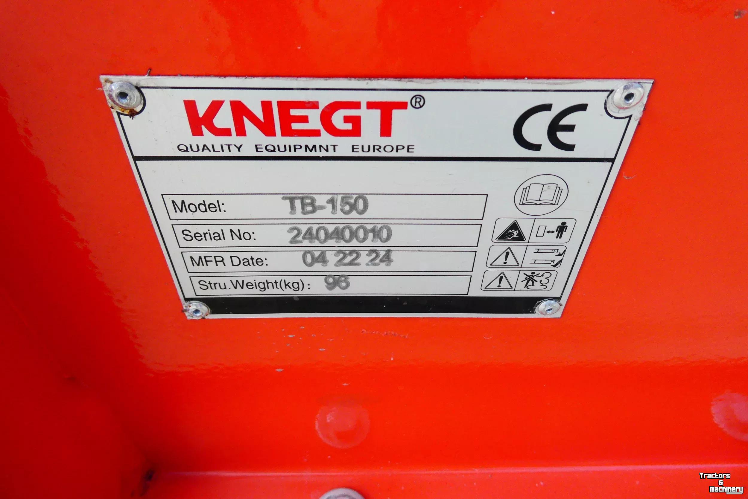 Traktor Abkippbehälter Knegt Grondbak