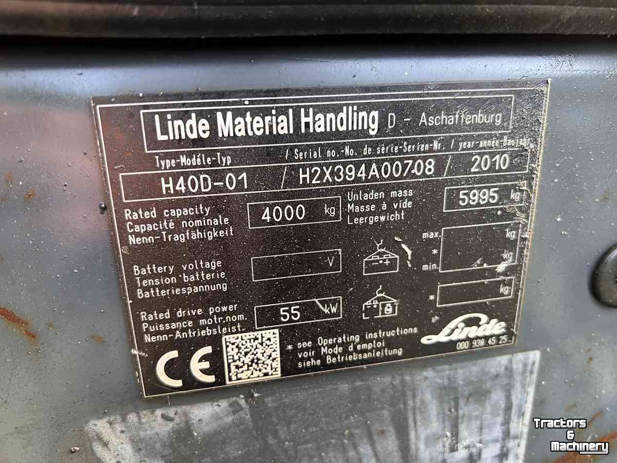 Gabelstapler Linde H40D heftruck
