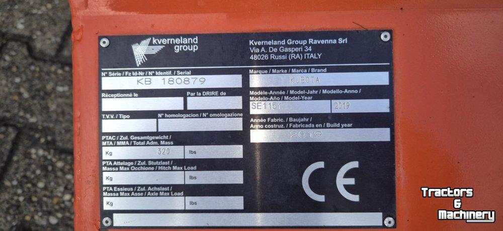 Schlegelmulchgeräte Kubota KUBOTA SE1151 KLEPELMAAIER