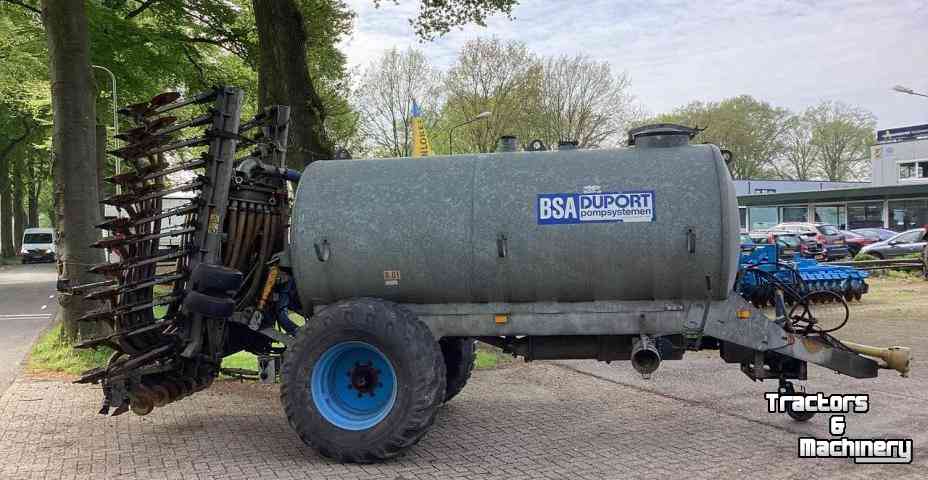 Gülletankwagen BSA Duport Mesttank + Slootsmid Bemester 6.2 m