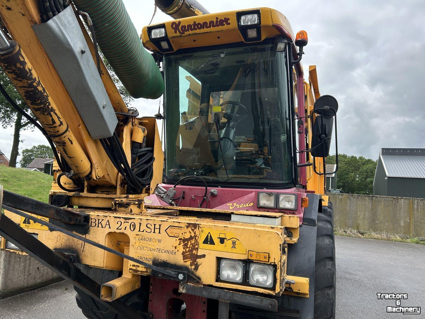Mähausleger mit Schlegelmäher Vredo VT2716HS zelfrijder