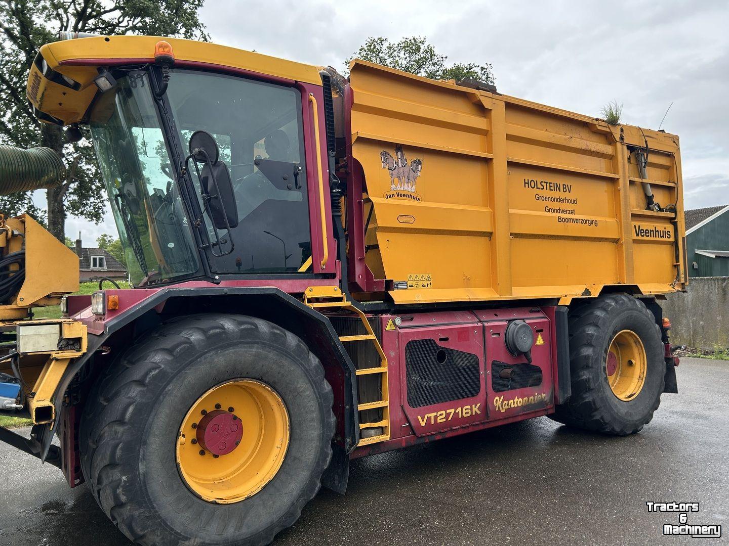 Mähausleger mit Schlegelmäher Vredo VT2716HS zelfrijder