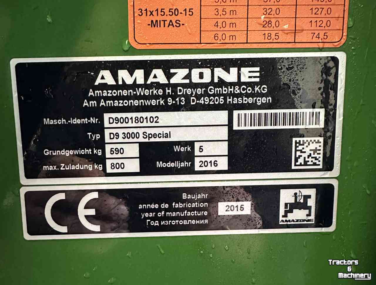 Drillmaschine Amazone D9-3000 Special RoTeC