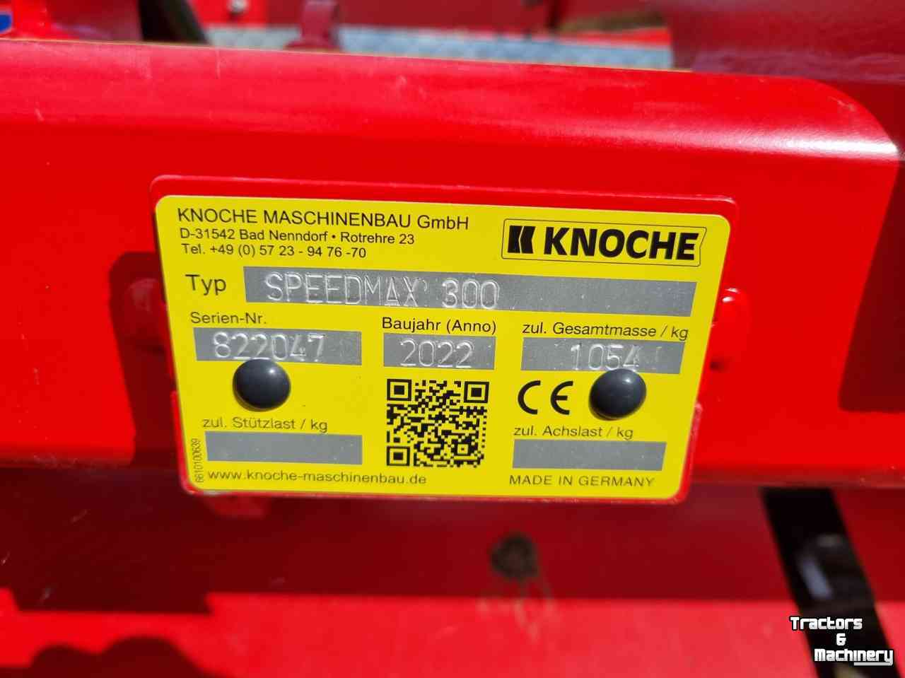 Gründünger Messerwalzen Knoche Speedmax 300
