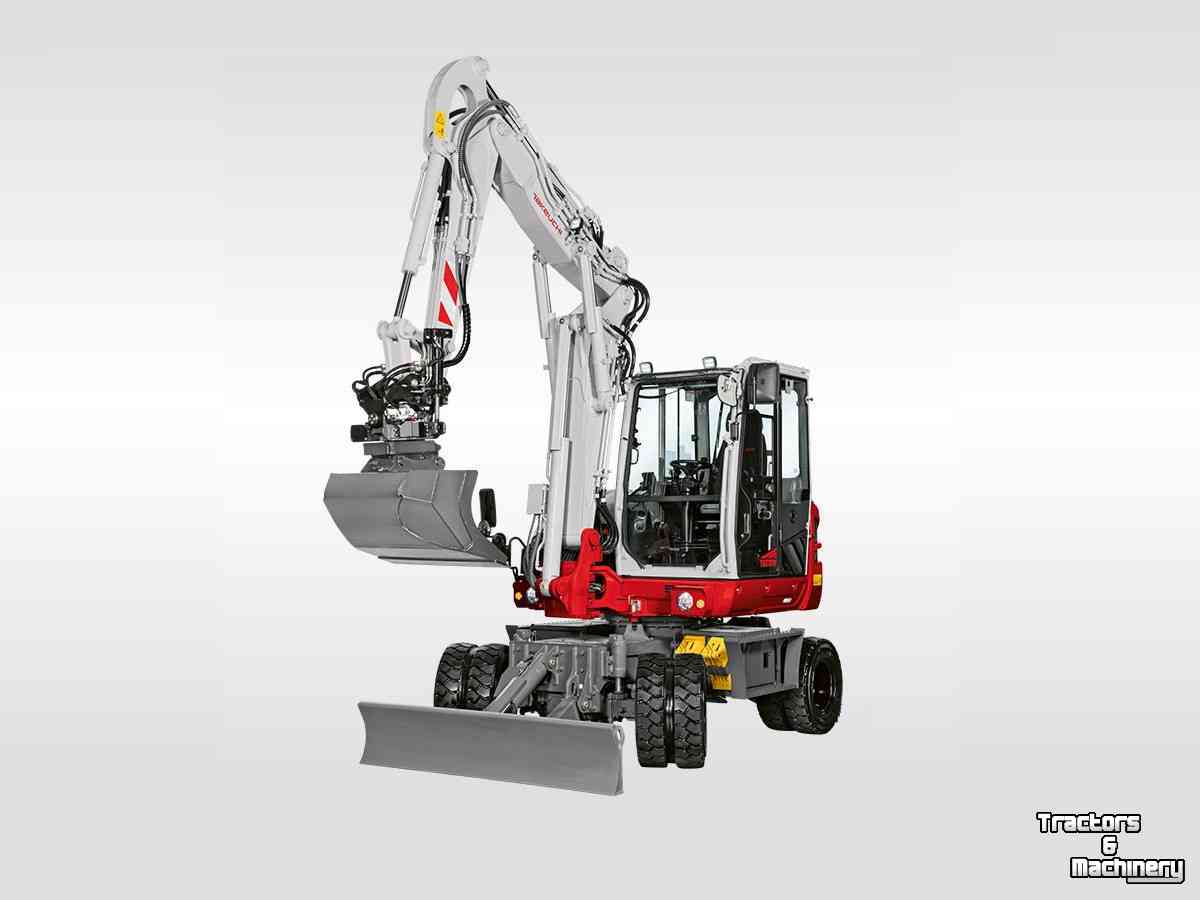 Mobilbagger Takeuchi TB370W 2P, bandenkraan, BJ2026, komt binnen, Nieuw!