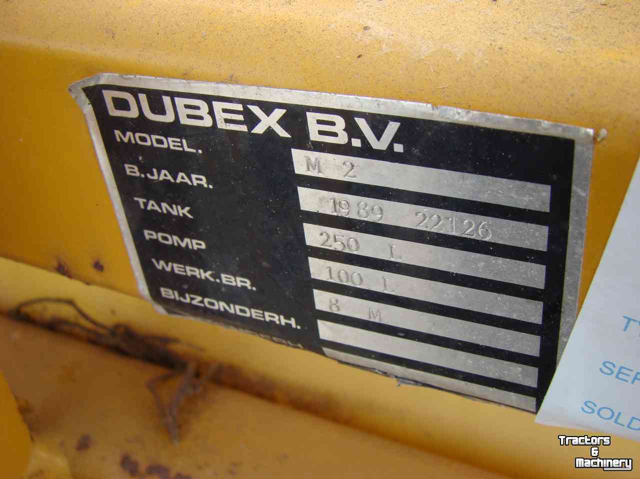 Feldspritze Dubex M2