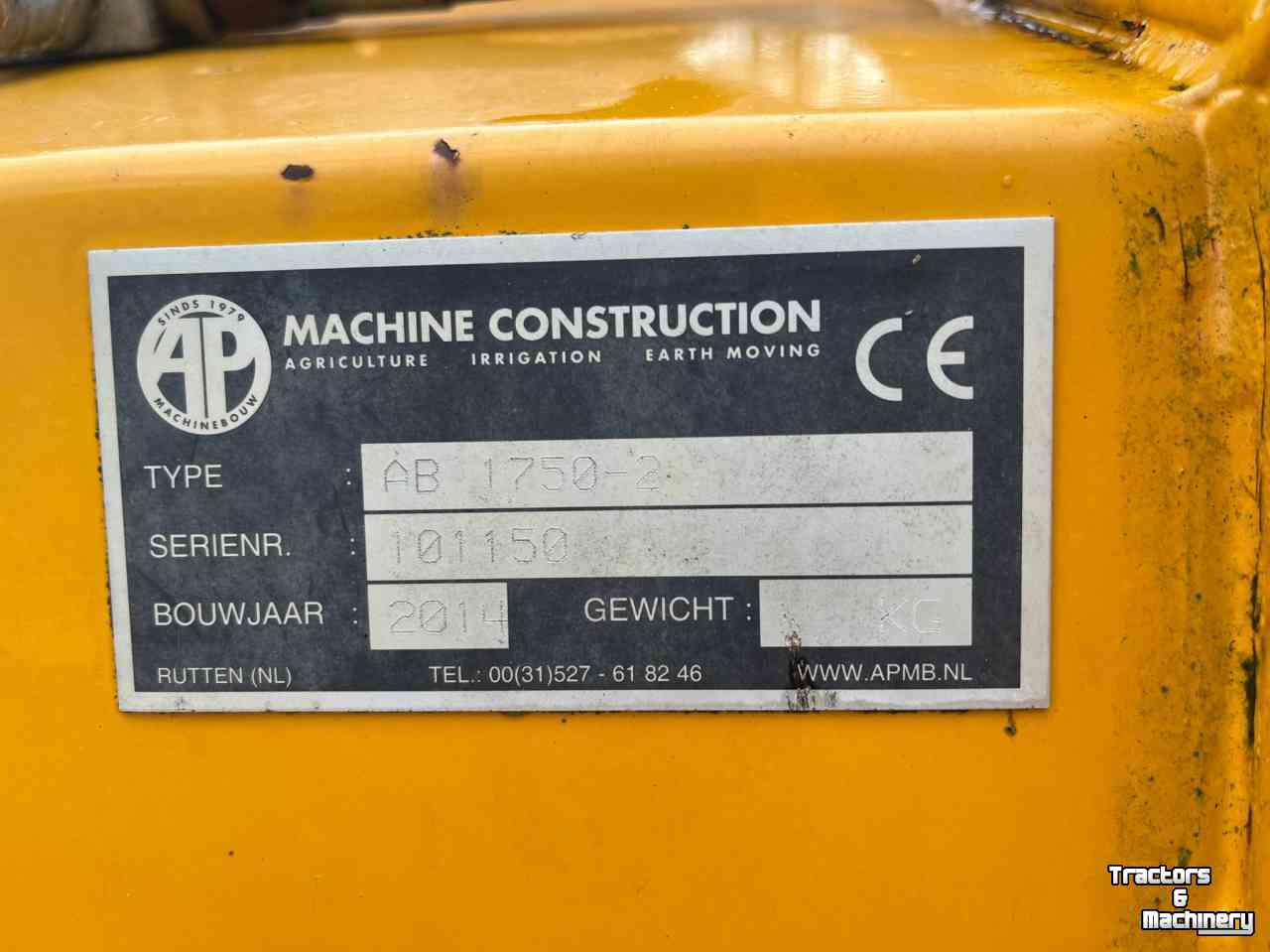 Kehr- und Kehrsaugmaschinen AP AB 1750-2 veegmachine